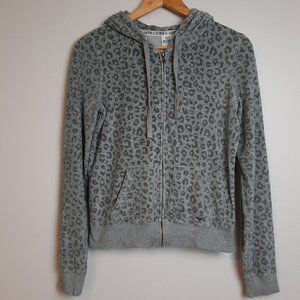 VICTORIA'S SECRET WOMEN'S CHEETAH PRINT HOODIE